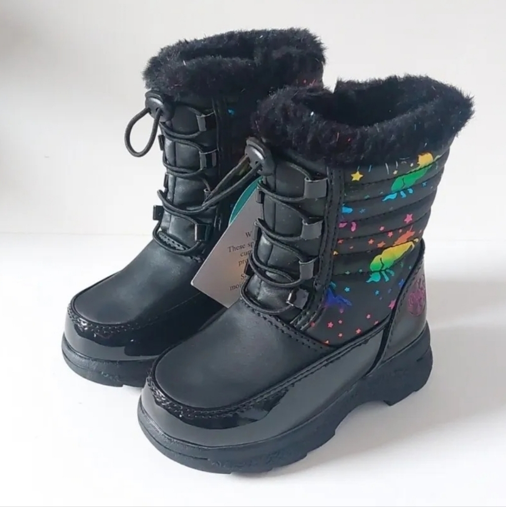 totes Reena Toddler Girls Waterproof Snow Boots size 6‎ M